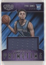 2015 Panini Gala Primetime Rookie Memorabilia Purple 20/40 Tyus Jones #30 00am