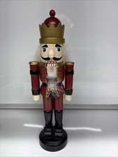 Wooden King Nutcracker 10 Inches Tall