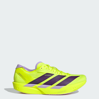 Adidas Running Adizero Takumi Sen 11 Schuhe in Solar Yellow/Aurora Plum