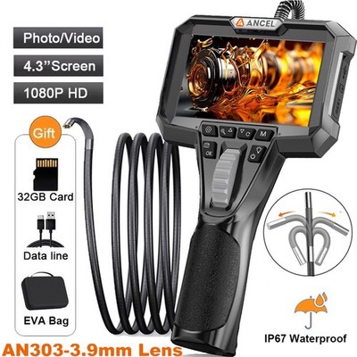 ANCEL AN303 210° Articulating Borescope Endoscope Inspection Camera For Engine