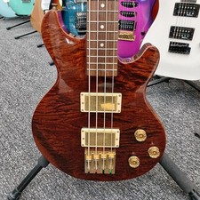 Gibson Les Paul Bass DC Double Cutaway Humbucker Has Noise With Hard Case