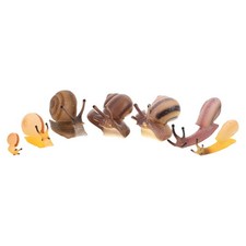 7 Pcs Figurines Animaux Accessoires Pour Maquettes En Plastique De Petits