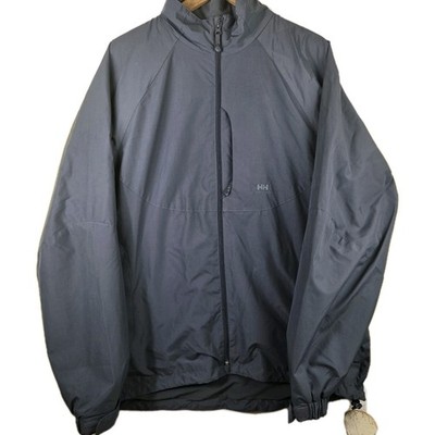 helly hansen jacket men Size XL Dark Gray Fleece Lined