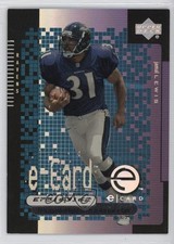 2000 Upper Deck E-card Jamal Lewis #JL Rookie RC 14pp. rookie card picture