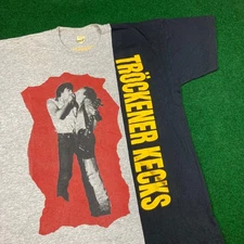Vintage Trockener Kecks Shirt Mens XL Gray 1995 Hotel Nostalgia Tour Band 90s