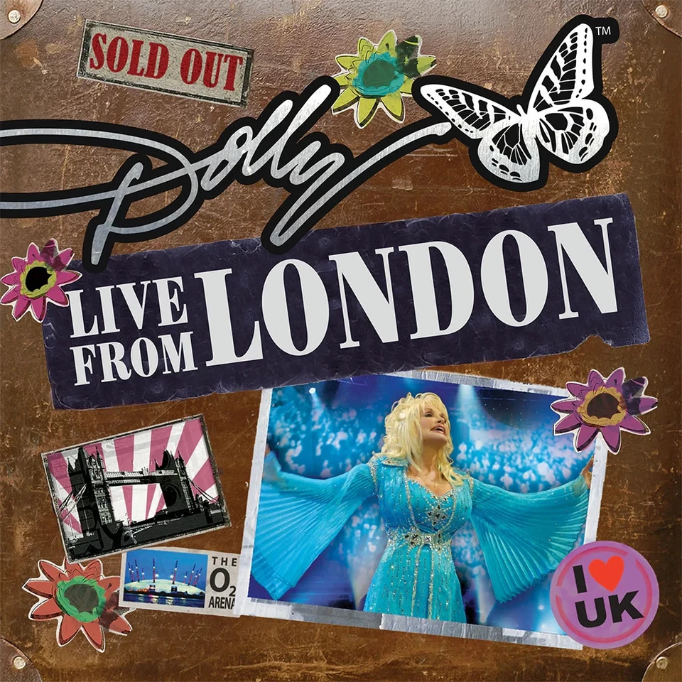 Dolly Parton - Dolly Live From London Cotton Candy Coloured 2 x Vinyl LP - Image 2 of 2