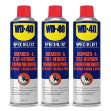 WD-40 SPECIALIST 3x 500ml BREMSENREINIGER TEILEREINIGER ENTFETTER 50567575