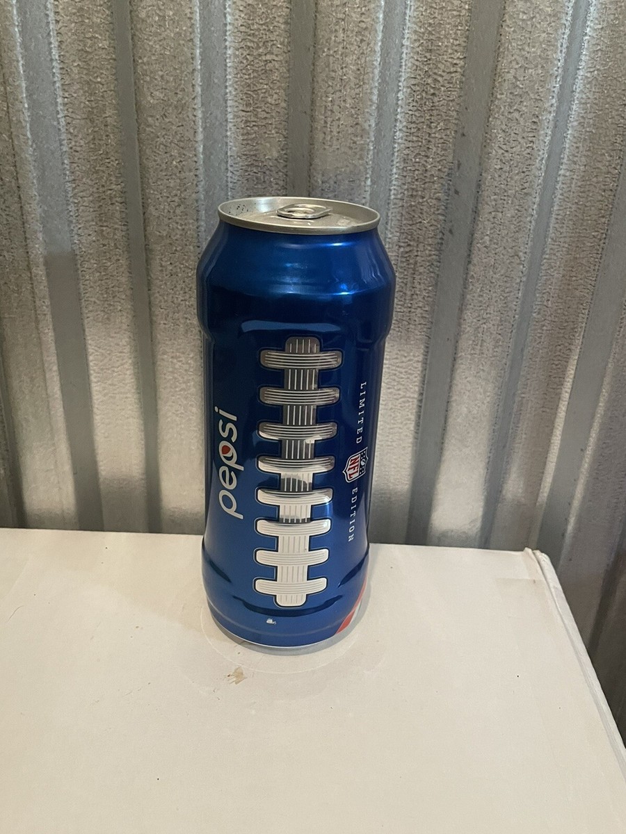 2020 Limited Edition PEPSI NFL Laces Can 17.4 Oz Full Football