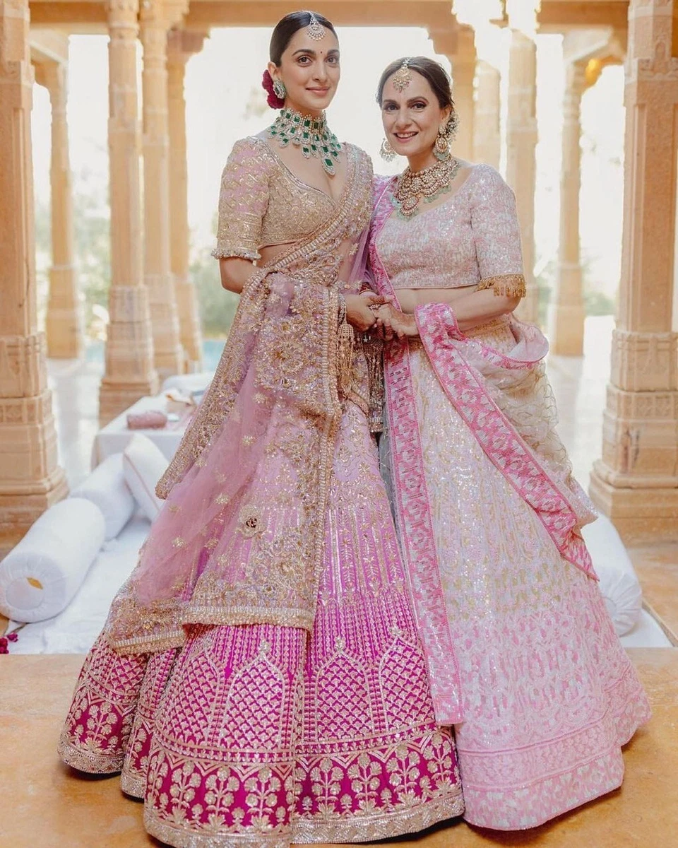 BRIDAL DESIGNER BOLLYWOOD WEDDING INDIAN WOMEN LENGHA PARTY WEAR LEHENGA  CHOLI