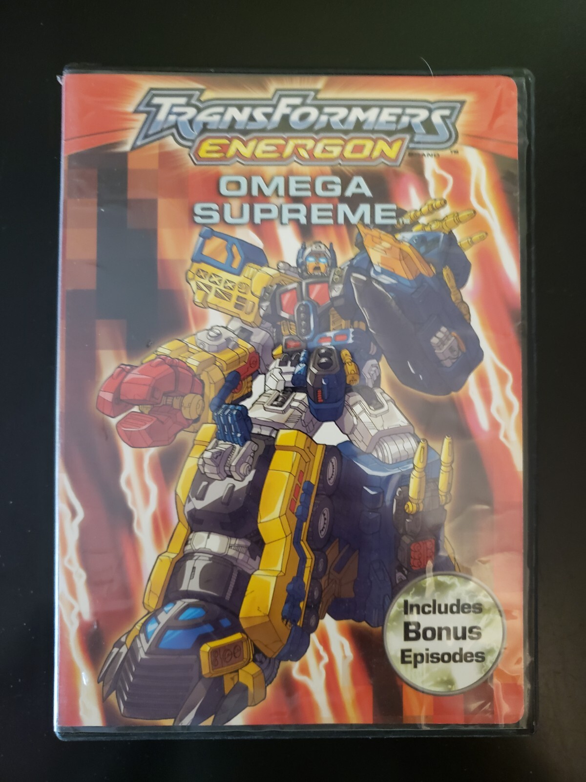 Transformers Energon Omega Supreme DVD WITH CASE & COVER ART BUY 2