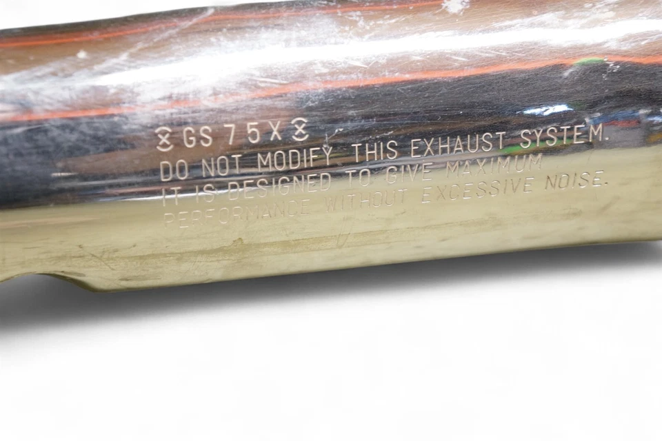 Suzuki GS750E GS750 GS 750 1982 cabezales de escape silenciadores tubos #7 *2628 Foto 4 de 4