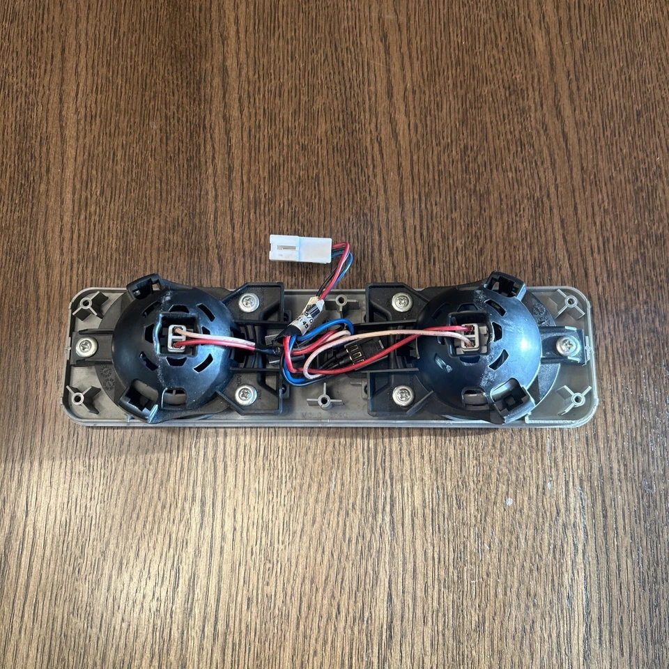 Nissan Quest 2004-2006 OEM tercera fila techo cúpula mapa luz doble color beige Foto 2 de 4