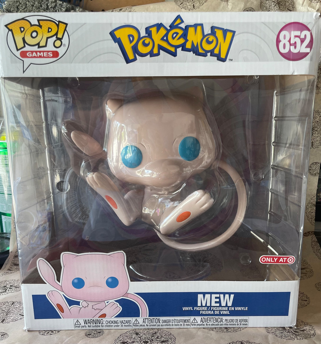 Funko Pokemon POP Games Mew Exclusive Vinyl Figure 852