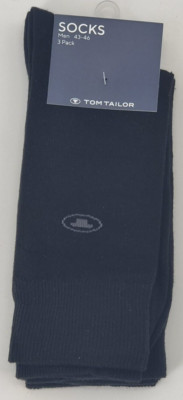 TOM TAILOR  3,6,9,12 o.18 Paar Socken Herren schwarz , dunkelblau oder anthrazit