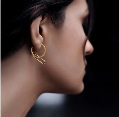 Ruifier Nexus Petite Levitate Creolen 18kt Gold Vermeil 239£ Designer