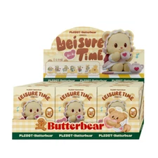 Plzdot x Butterbear Leisure time Series Blind Box Figrues Toy New Year Gift Hot