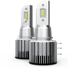 LASFIT H15 LED Bulbs High Beam DRL Headlights Conversion Kits 6000K White CANBUS