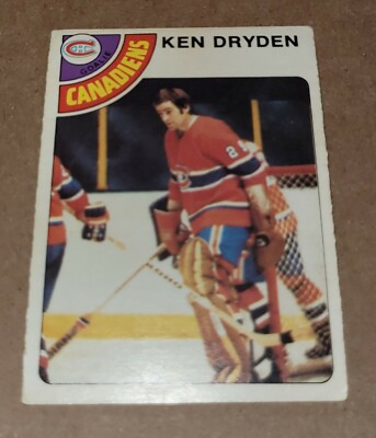 O-PEE-CHEE OPC NHL 78/79 KEN DRYDEN CARD # 50 MONTREAL CANADIENS