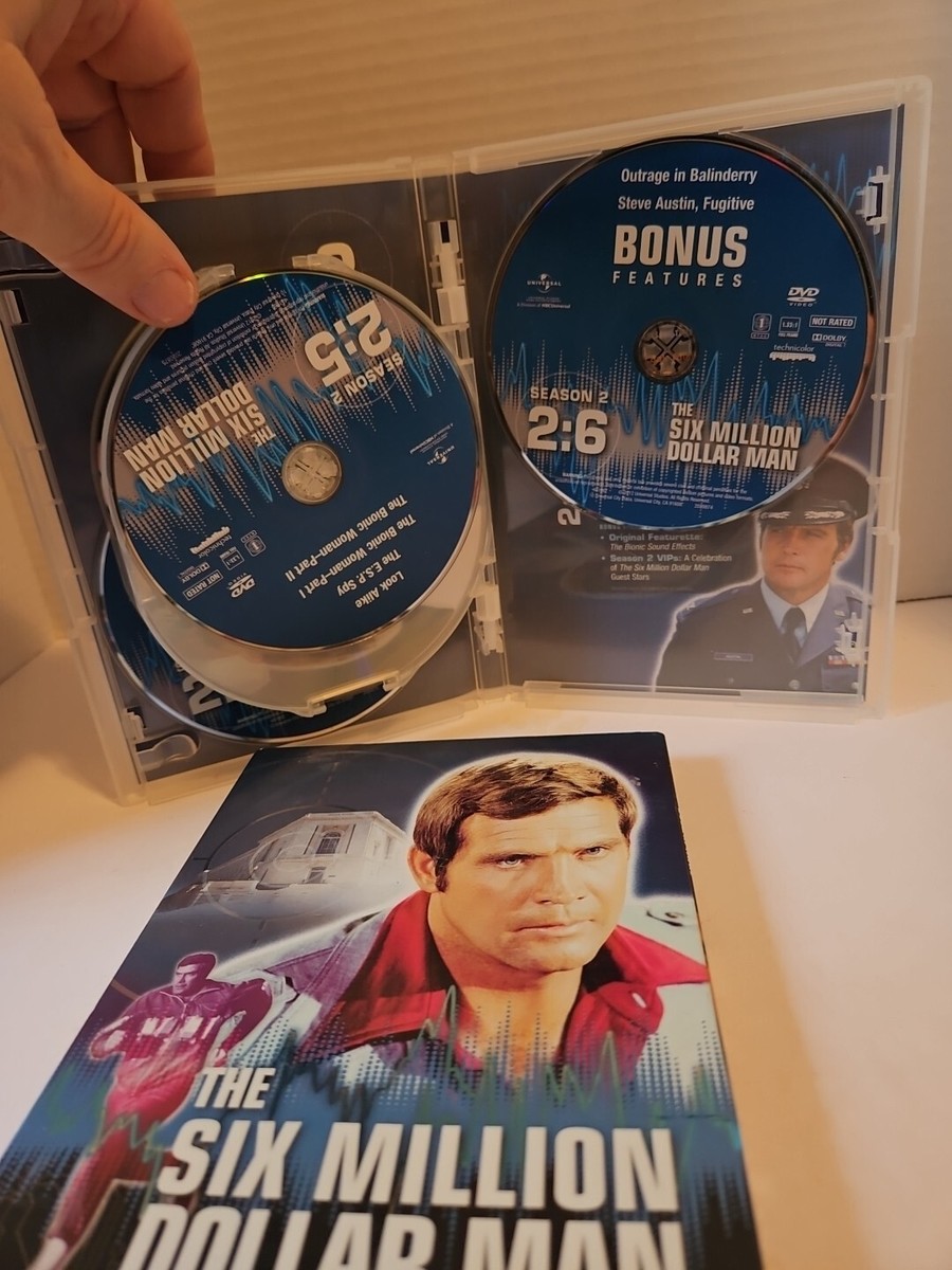 The Six Million Dollar Man ~ Complete Second Season 2 Two ~ NEW 6  