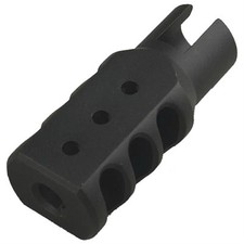 Ruger 1022 Aluminum Muzzle Brake Clamp-On Black Color Anodized .22LR