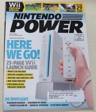 Nintendo Power Magazine 2006  210 Wii Launch Complete Pokemon Comic  Poster