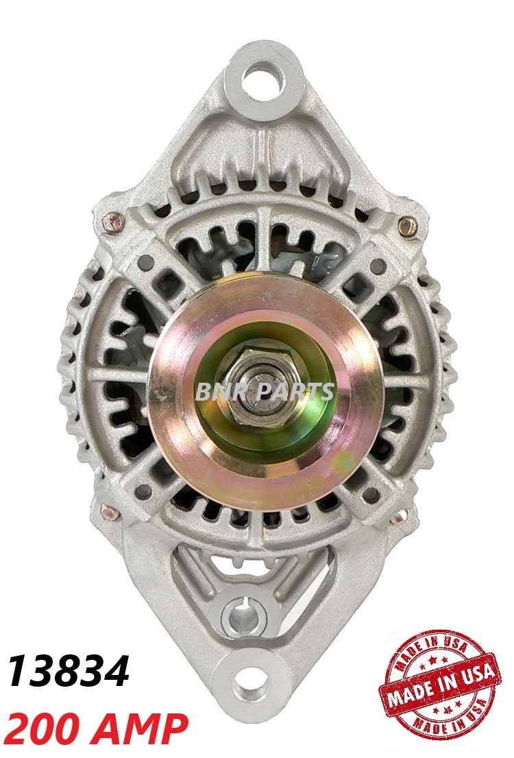 200 AMP 13834 ALTERNATOR Jeep Wrangler TJ High Output 4.0L 2.5L 1999