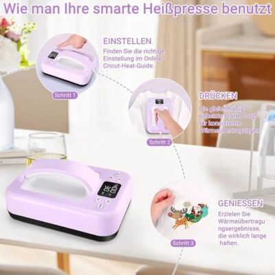 Transferpresse Sublimationstransfer T-Shirt Druckmaschine Hitzepresse --21x16cm