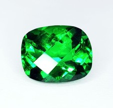 Loose Gemstone Natural Tsavorite Garnet 10 Ct Certified Cushion Cut Gems Z10