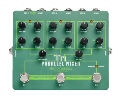 Electro-Harmonix Tri Parallel Mixer Effects Loop Mixer/Switcher Pedal