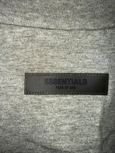 T-shirt FEAR OF GOD ESSENTIALS SS22 "Ciemne płatki owsiane" AUTENTYCZNY (ROZMIAR XXS-XXL) NOWY Z METKĄ - Zdjęcie 8 z 10