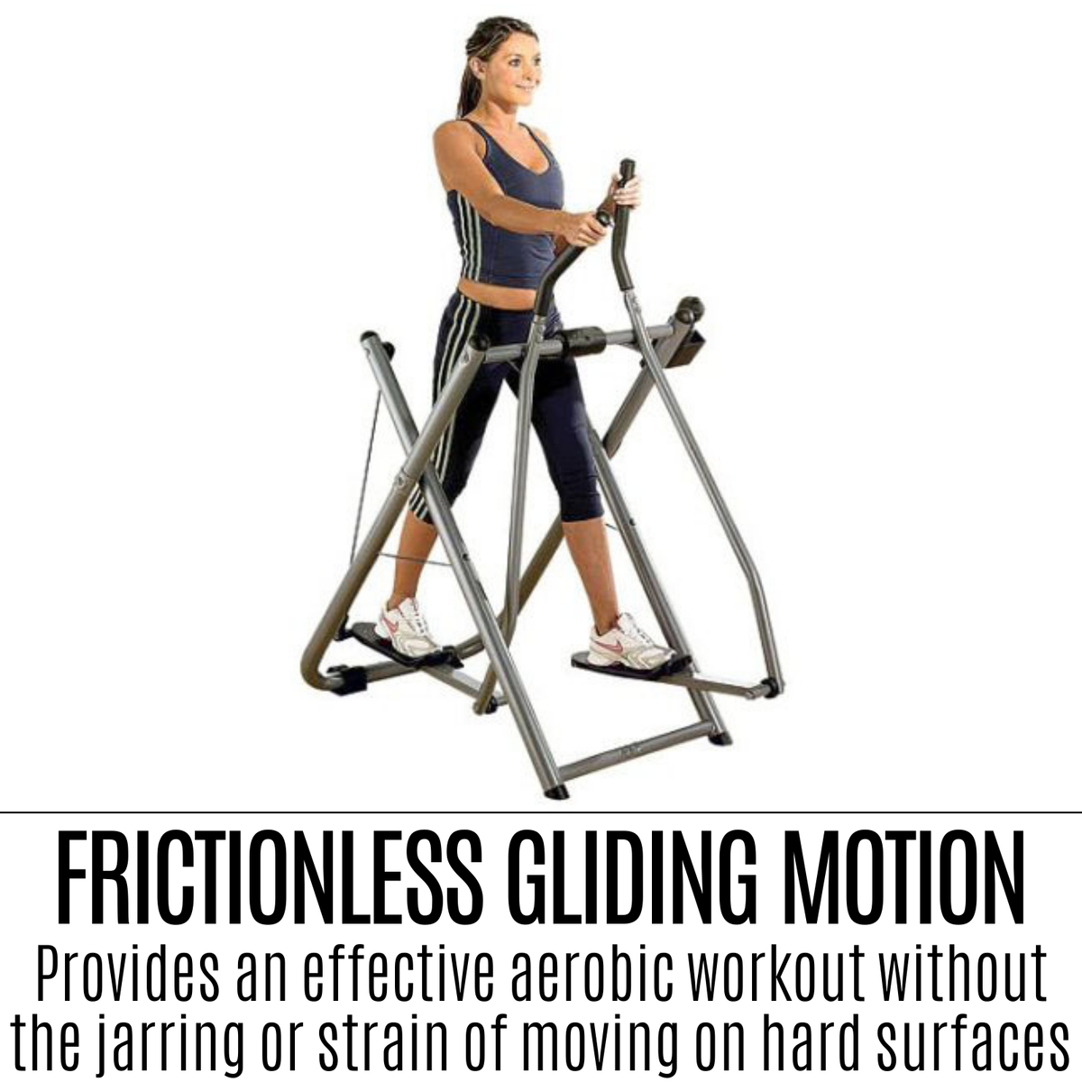 Air Walker Exercise Pro Cross Trainer Stepper Nordic Fitness Glider