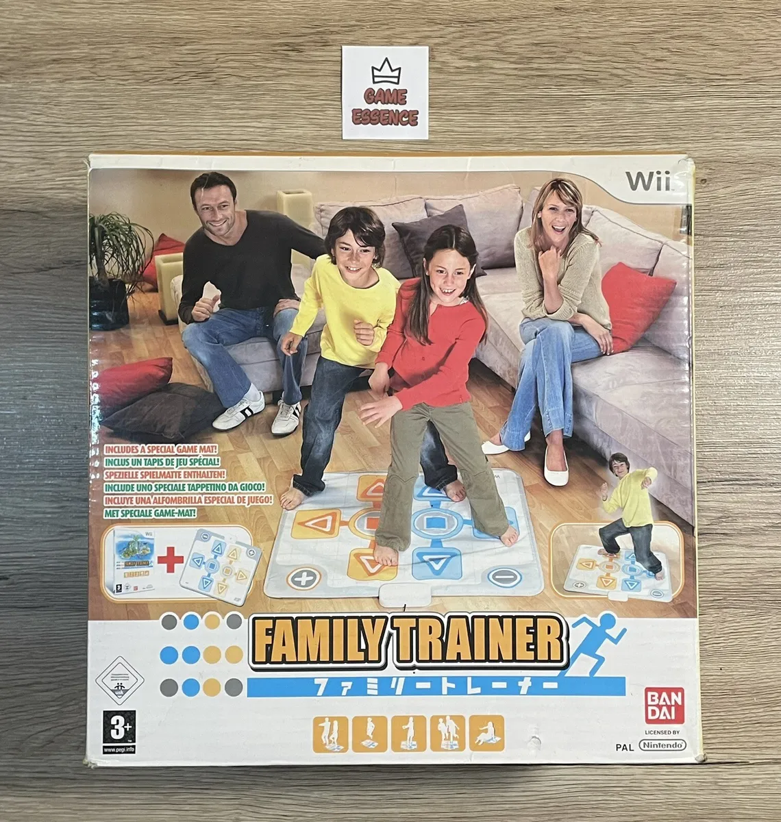Family Trainer Extreme Challenge + Tapis De Jeu - WII
