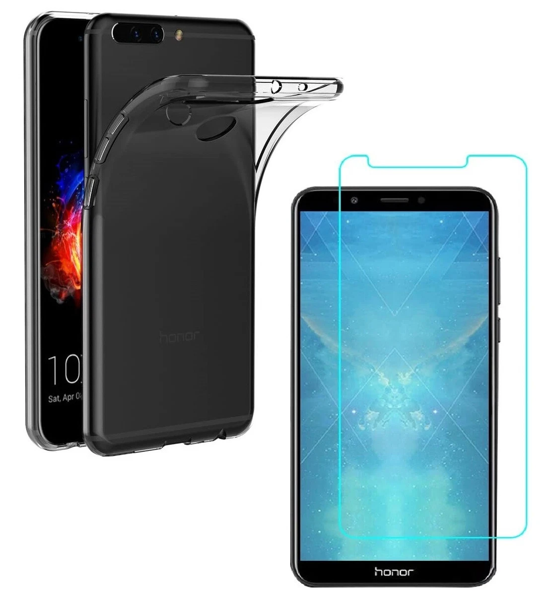 DeinDesign Cover In Silicone Per Huawei Honor 8 - Trasparente Con Stampa Volpe Autunno - Custodia Antiscivolo E Antiurto