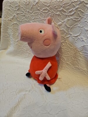Peppa Pig 15'' Plush Stuffed Animal EUC 2021 HASBRO 