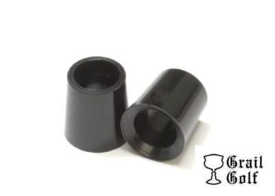#ad #ad GRAIL GOLF NEW PREMIUM BLACK IRON FERRULES .370 ID .50quot; .520OD TOUR QUALITY LOT $125.86
