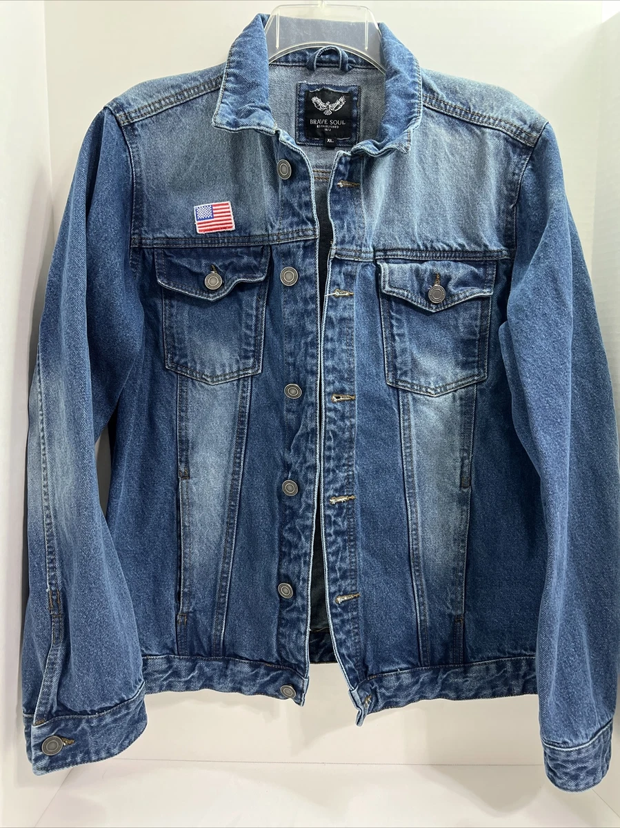Brave soul hotsell denim jacket womens