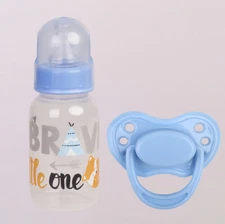 Reborn Dolls Magnetic Pacifier+Feeding Bottle for Baby Dolls Accessory Gifts DIY