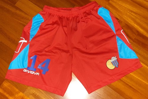 Pantaloncini Catania calcio L indossati/preparati no maglia catania calcio  | eBay