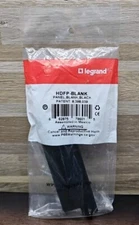 LEGRAND HDFP-BLANK Ortronics Panel Blank HD 1U Black 