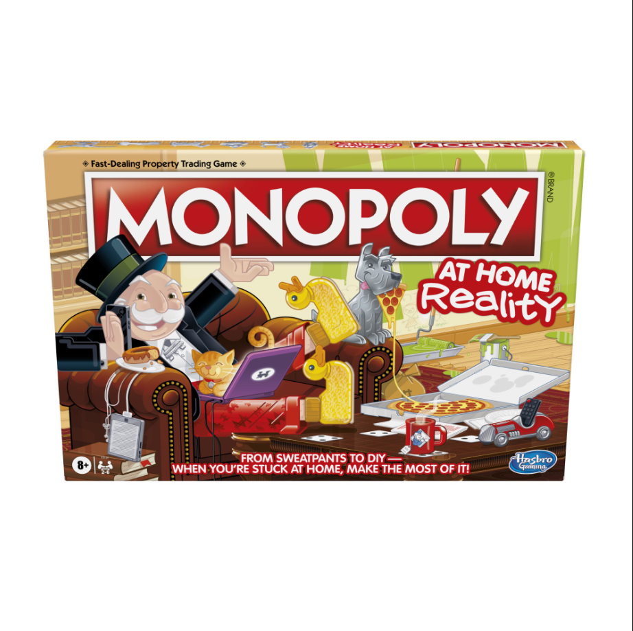 Monopoly Game: At Home Reality Edition Family Board Game