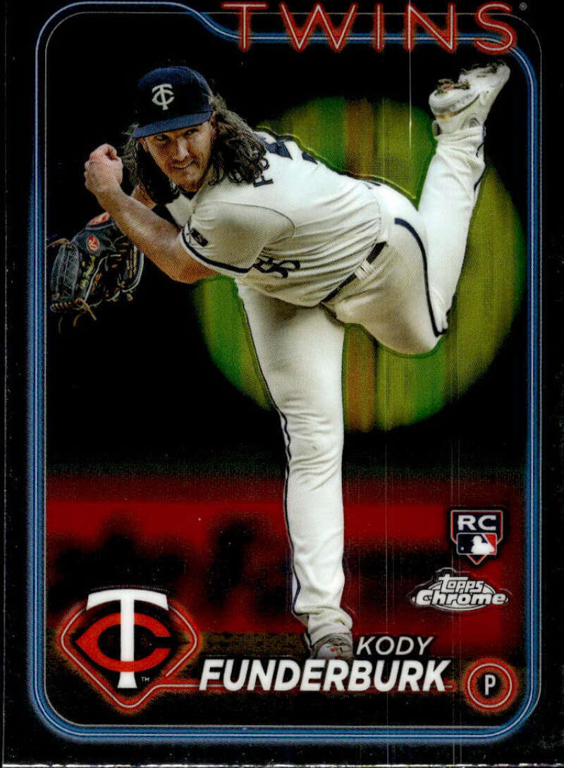 kodyです KODY FUNDERBURK RC 2024 Topps Chrome Base #297 ROOKIE MLB Twins ID