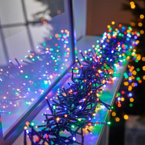 80/160/240/480 LED Christmas Party String Fairy Light Mains Various Colours 