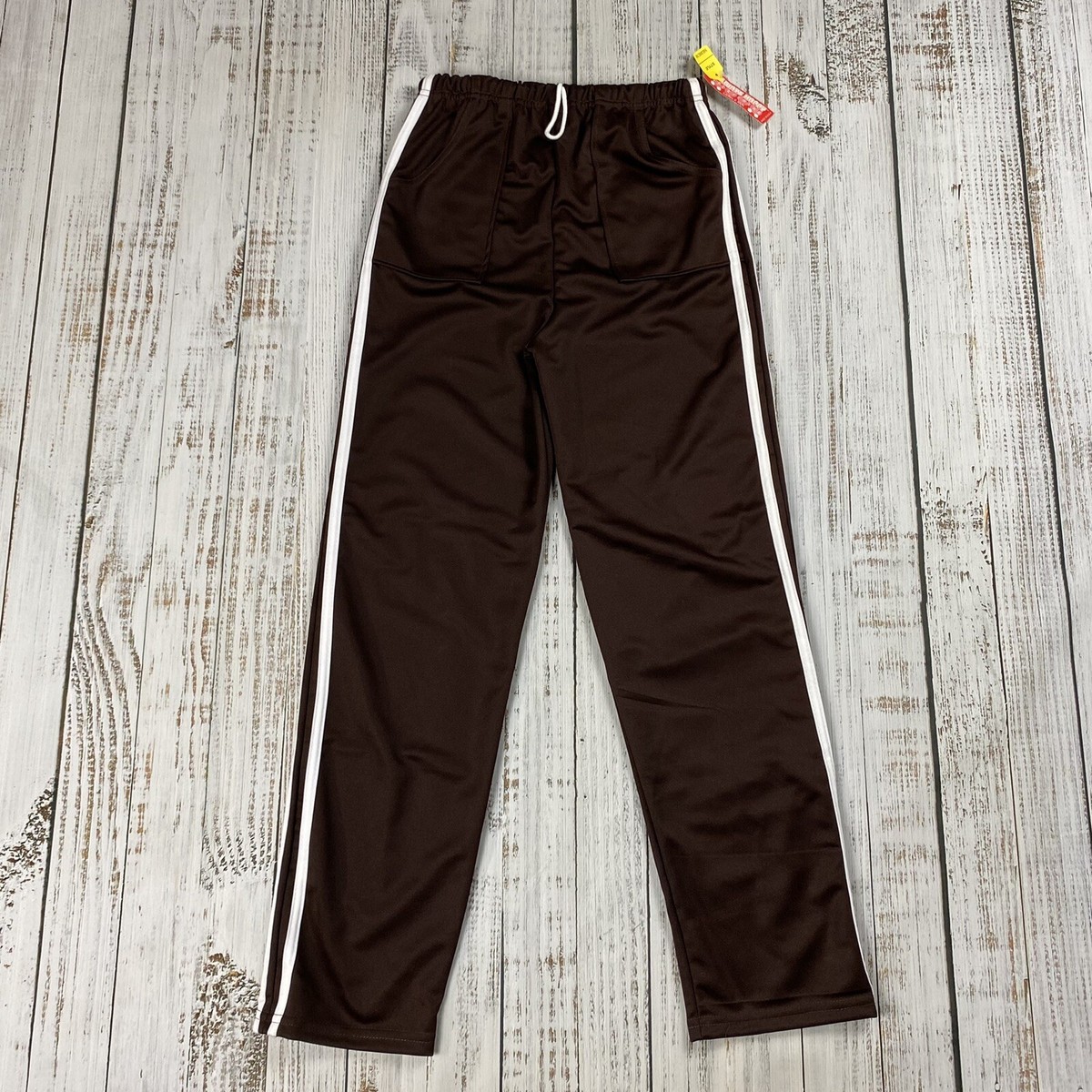 VTG 90S Y2K TRACK PANTS STRIPED BROWN JUICY BRITNEY SPEARS