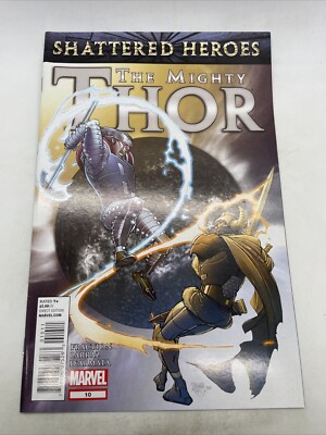 The Mighty Thor #10 Shattered Heros Marvel 2012 Loki Silver Surfer Heimdall