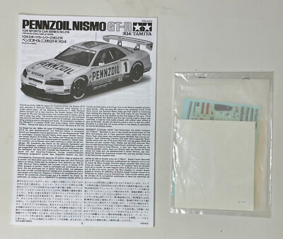TAMIYA 24216 1/24 Scale Kit Pennzoil Nismo GT-R (R34) | eBay TAMIYA 24216 1/24 Scale Kit Pennzoil Nismo GT-R (R34) | eBay