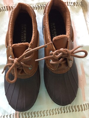 sperry duck boots size 8.5