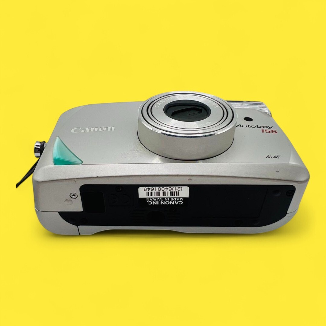 CANON Autoboy 155 Film Camera Silver Working Ships from JP