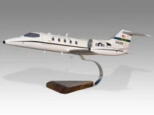 Gates Learjet C-21A USAF Desk Wood Airplane New Model Large Scale 1/32