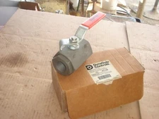 NOS Dynaquip Ball Valve, Carbon Steel Inline Pipe 1"  Connection Type FNPT 4T59