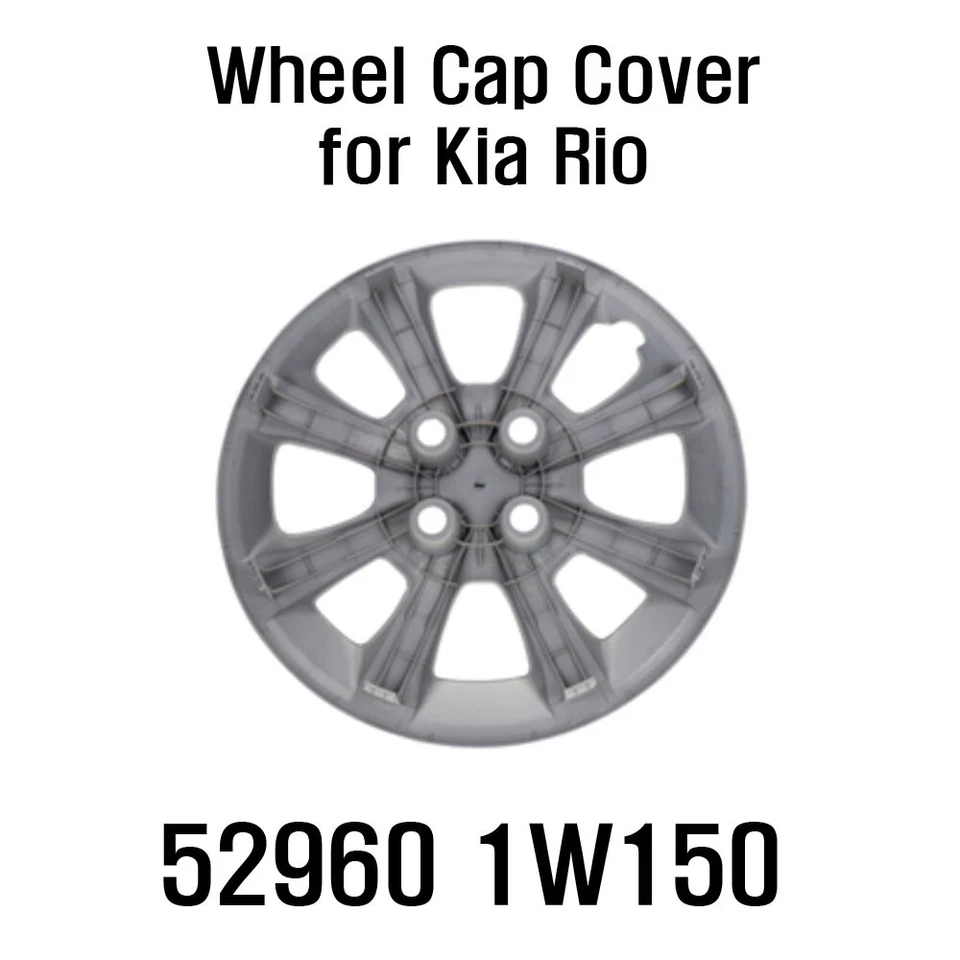 [Express] 全新原始设备制造商 15 英寸车轮盖 529601W150 4 件套适用于起亚里约 2012 - 2017 — 第 4/4 张图片